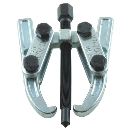 K-Tool International Jaw Adjustable Puller, 4" Spread, 2 Ton, 2 KTI70311